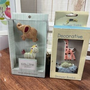 Kids Line Animal Drawer Knobs 2 sets